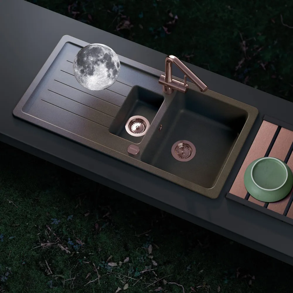 Obrázek Viditelné části v barevném provedení Copper brushed / 400067COB