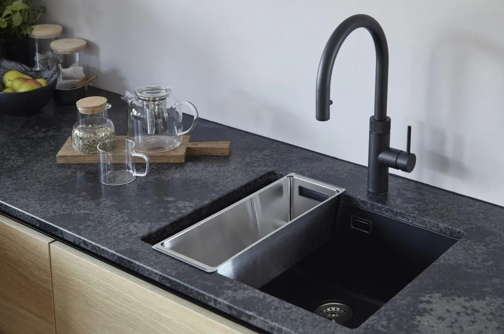 Obrázek Dřez GREENWICH N-100L Berry (horní uložení)