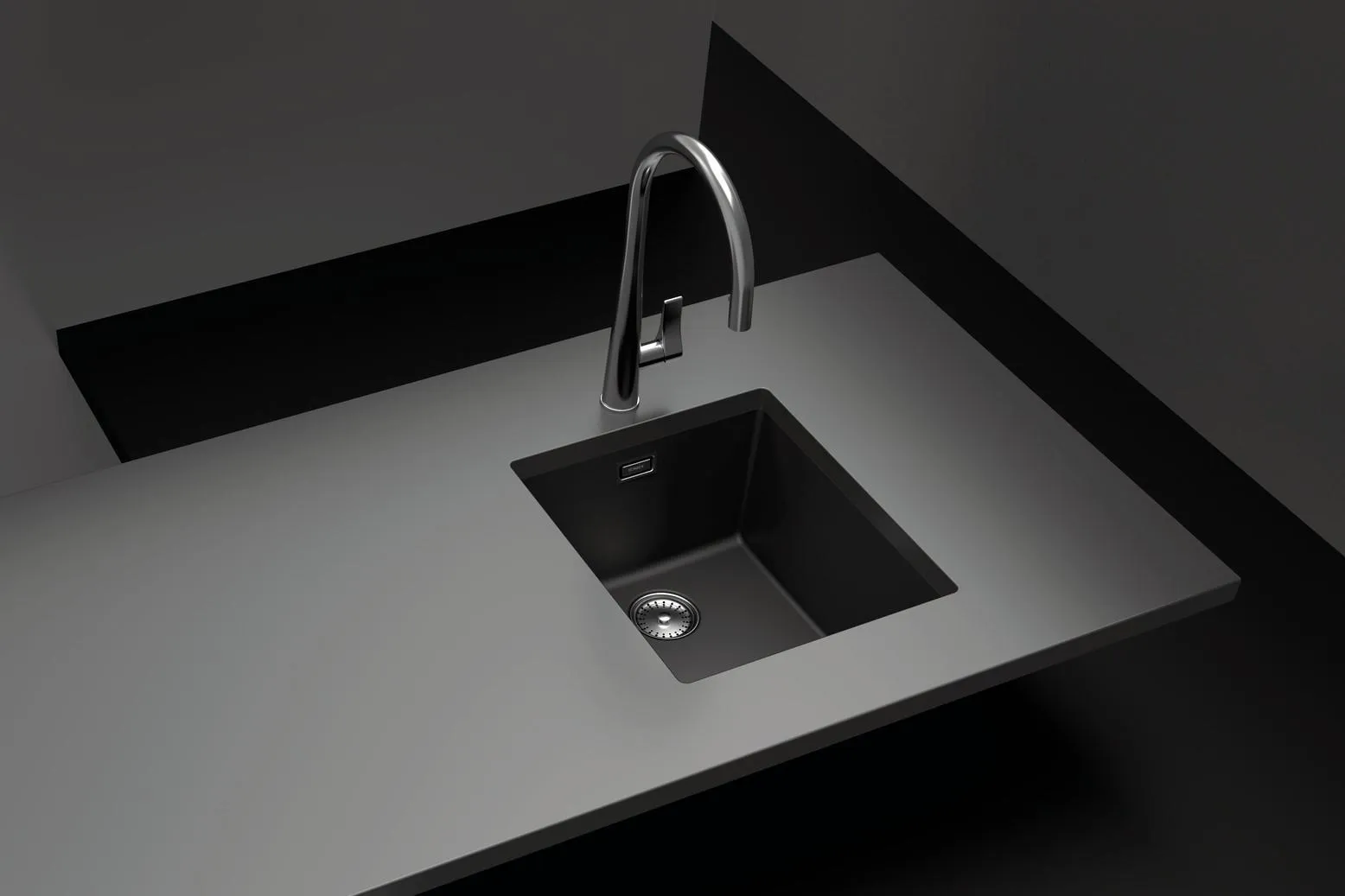 Obrázek Dřez GREENWICH N-100S Magma (do roviny)