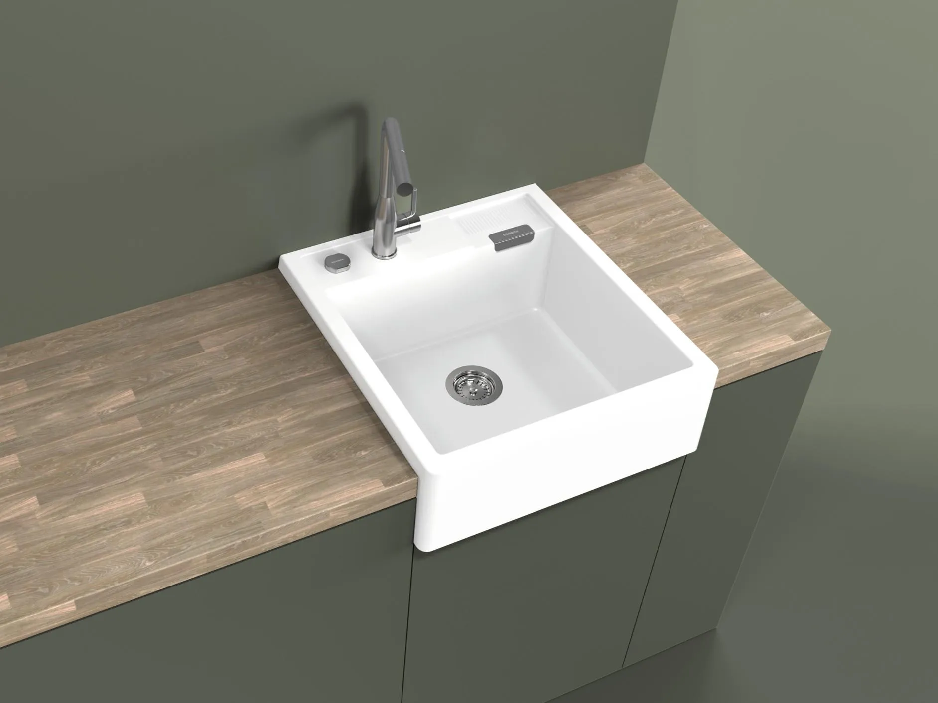 Obrázek Dřez KALLIO M-100 Ivy Modulární uložení