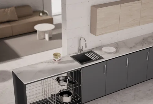 Obrázek Dřez KIRUNA N-100L Ivy Spodní uložení