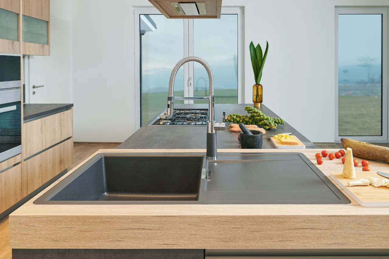 Obrázek Dřez MONO D-100L Berry Spodní uložení