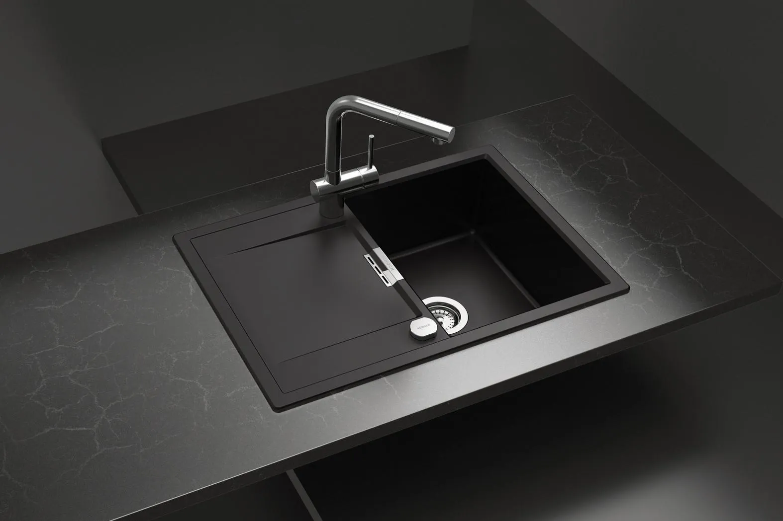 Obrázek Dřez MONO D-100S Ivy Horní uložení