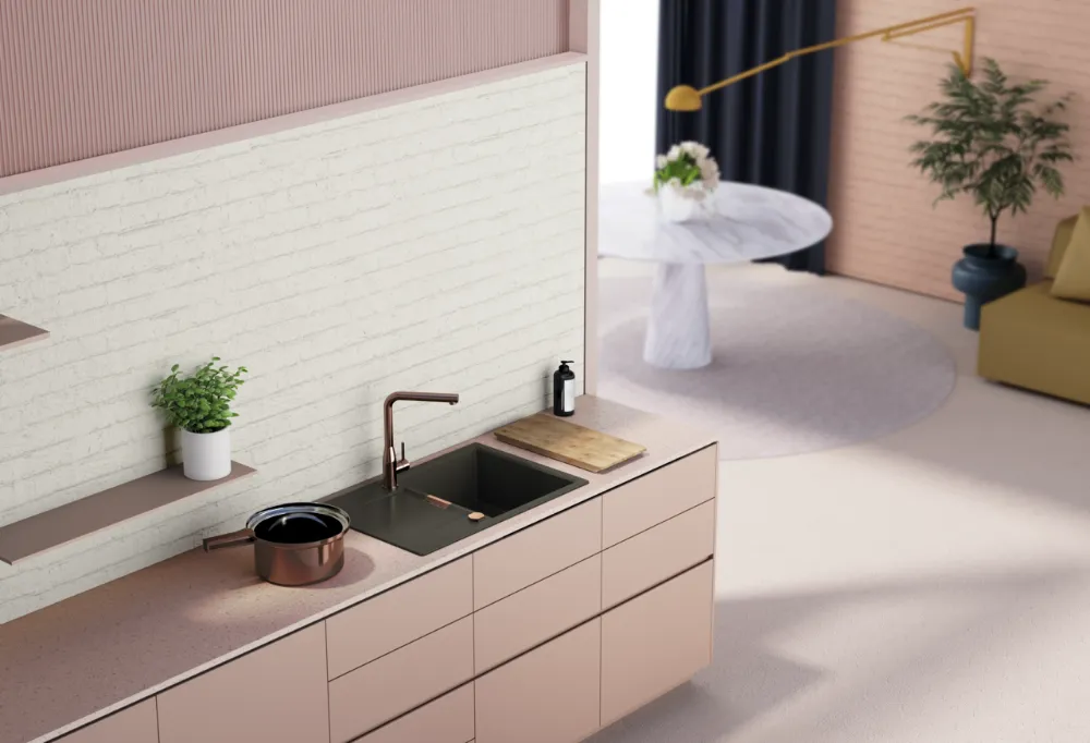 Obrázek Dřez MONO D-100 Berry Spodní uložení