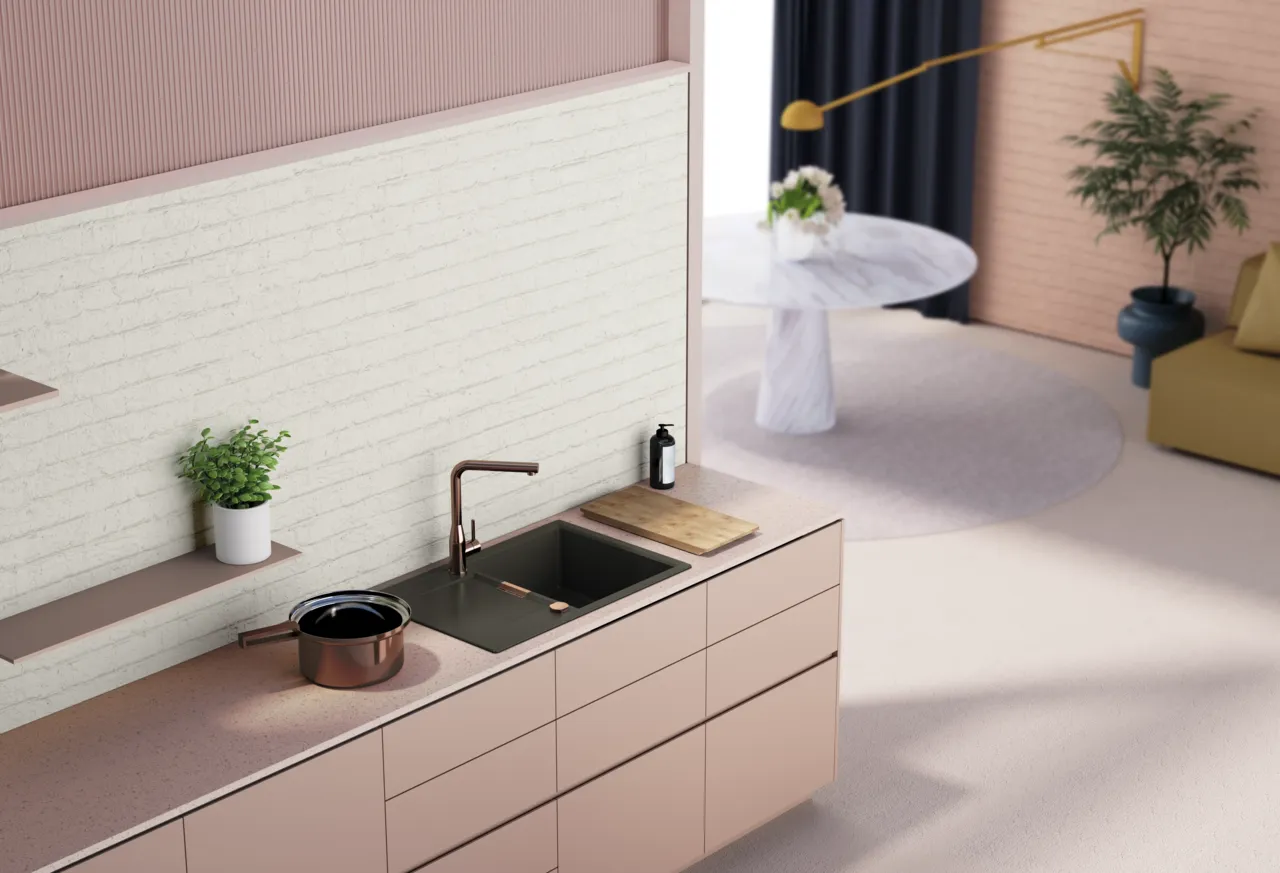 Obrázek Dřez MONO D-100 Ivy Spodní uložení