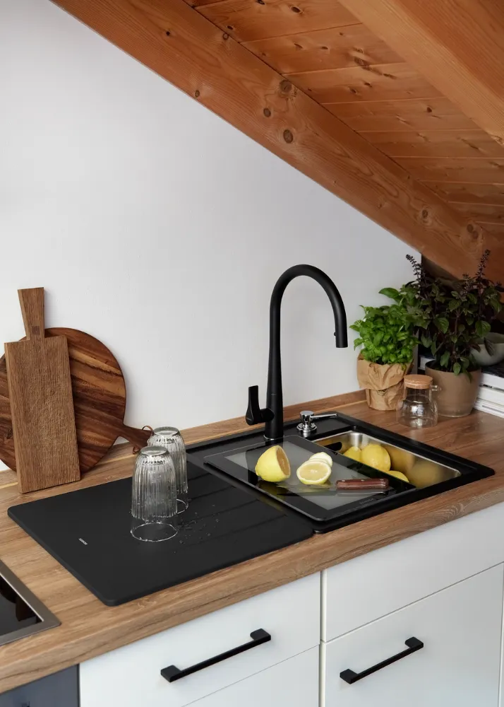 Obrázek Dřez MONO N-100S Ivy Horní uložení