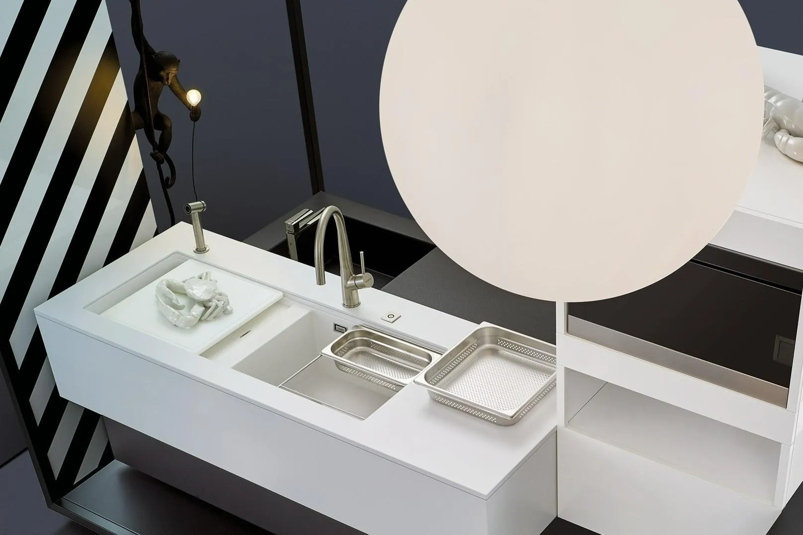 Obrázek Dřez PREPSTATION D-150 Ivy Uložení do roviny