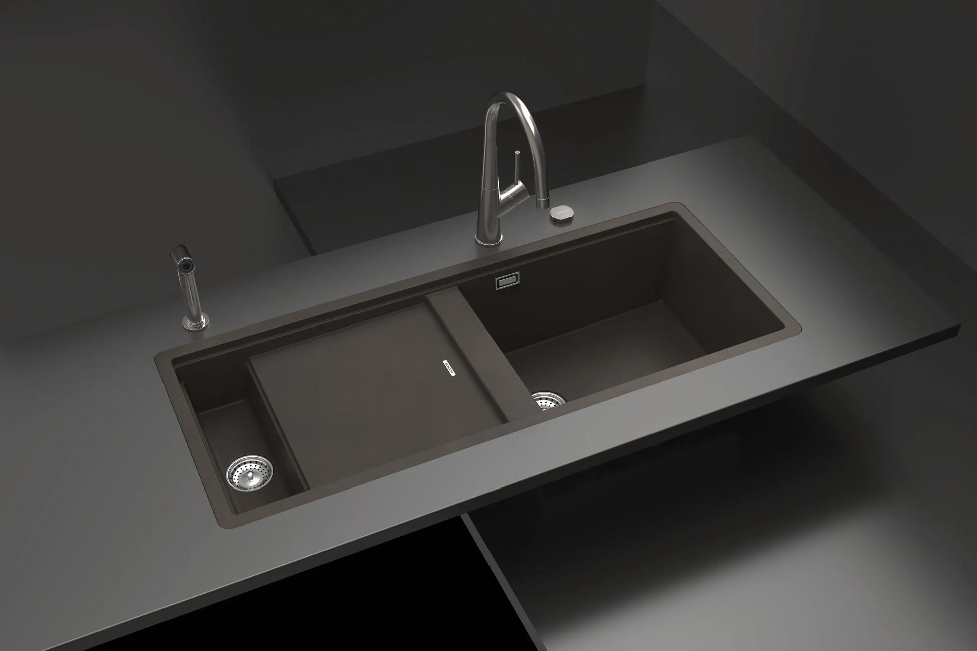 Obrázek Dřez PREPSTATION D-150 Twilight Uložení do roviny