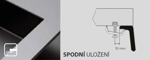Obrázek Dřez Signus D-200 Puro Spodní uložení