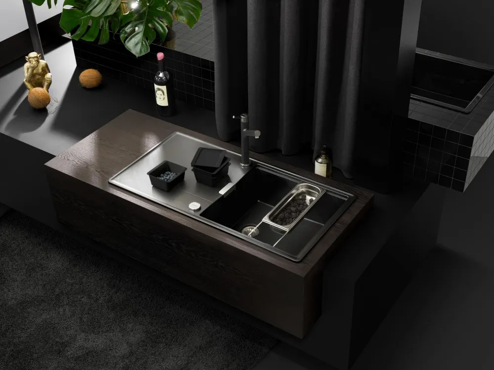 Obrázek Dřez Tia D-100L Berry horní uložení