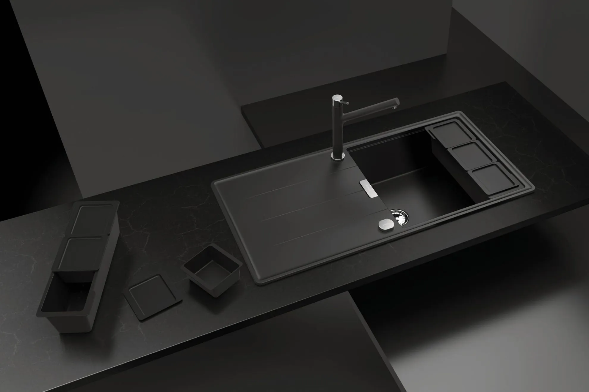 Obrázek Dřez Tia D-100L Berry horní uložení