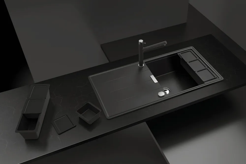 Obrázek Dřez Tia D-100L Berry horní uložení