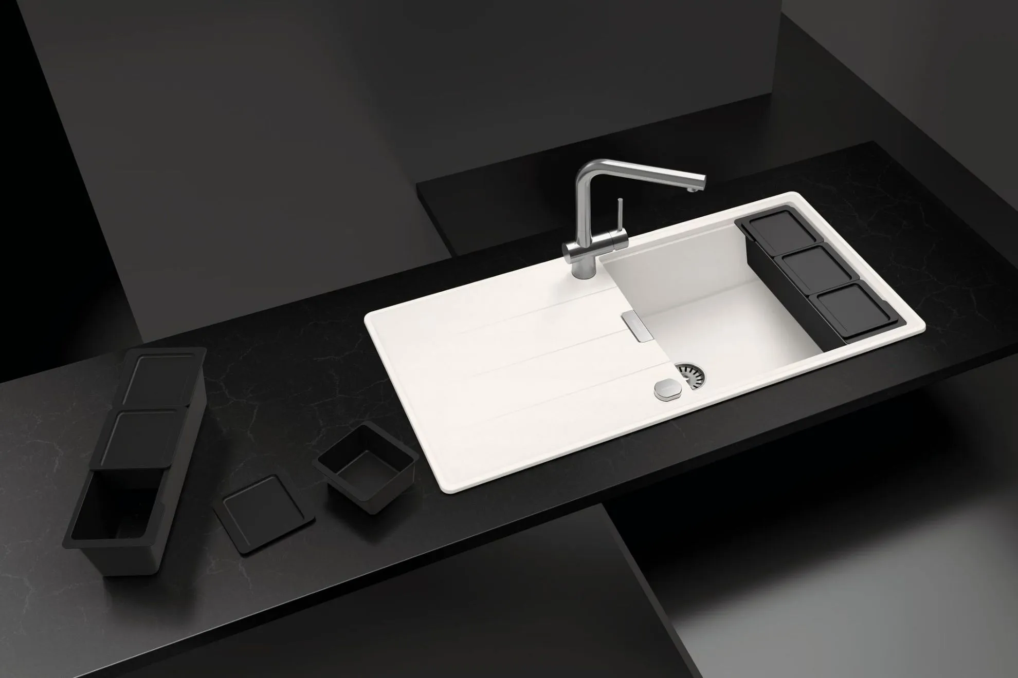 Obrázek Dřez Tia D-100L Berry horní uložení