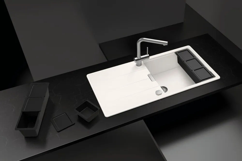 Obrázek Dřez Tia D-100L Berry horní uložení