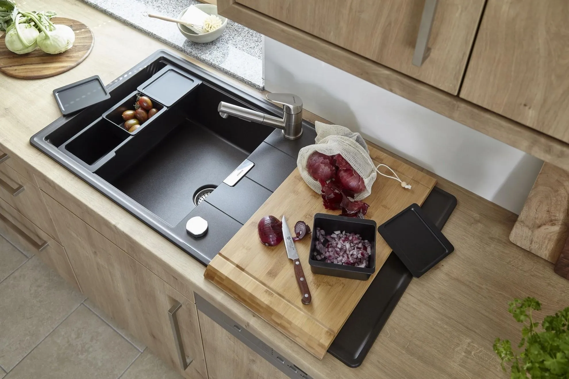 Obrázek Dřez Tia D-100L Berry horní uložení