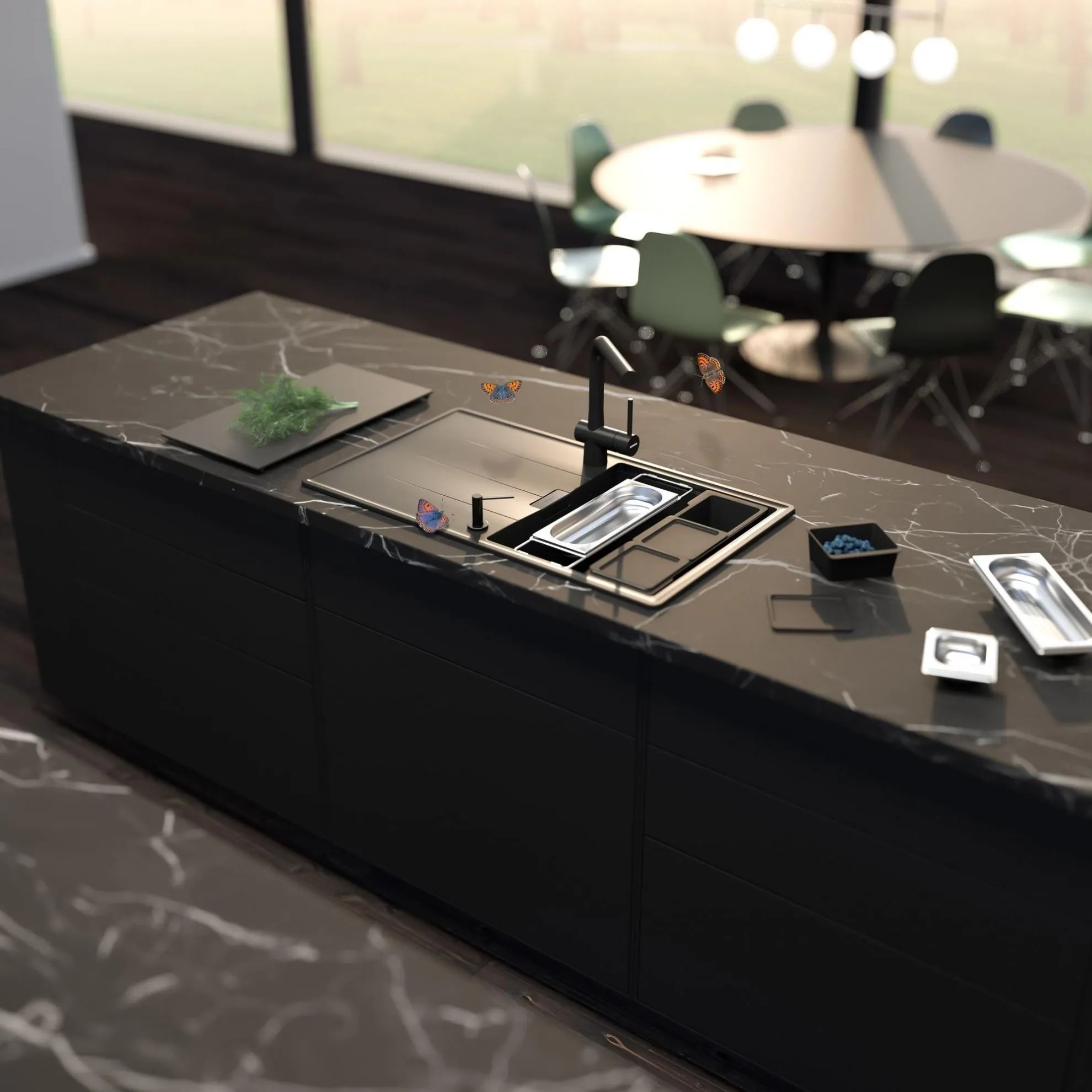 Obrázek Dřez Tia D-100L Berry horní uložení