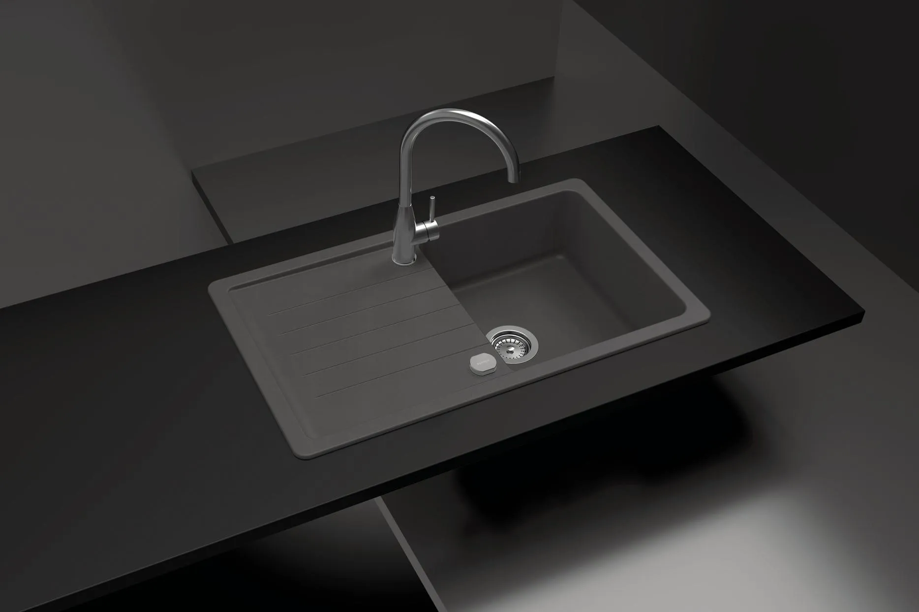 Obrázek Dřez Toledo D-100 Puro Horní uložení