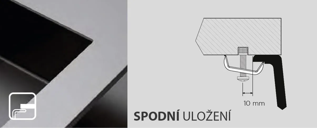 Spodní umístění