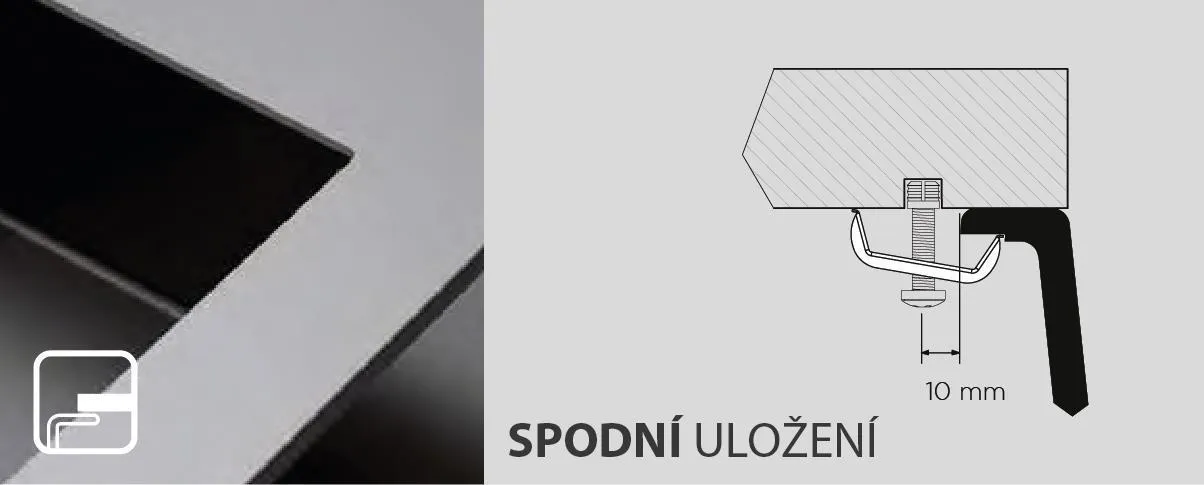 Spodní umístění