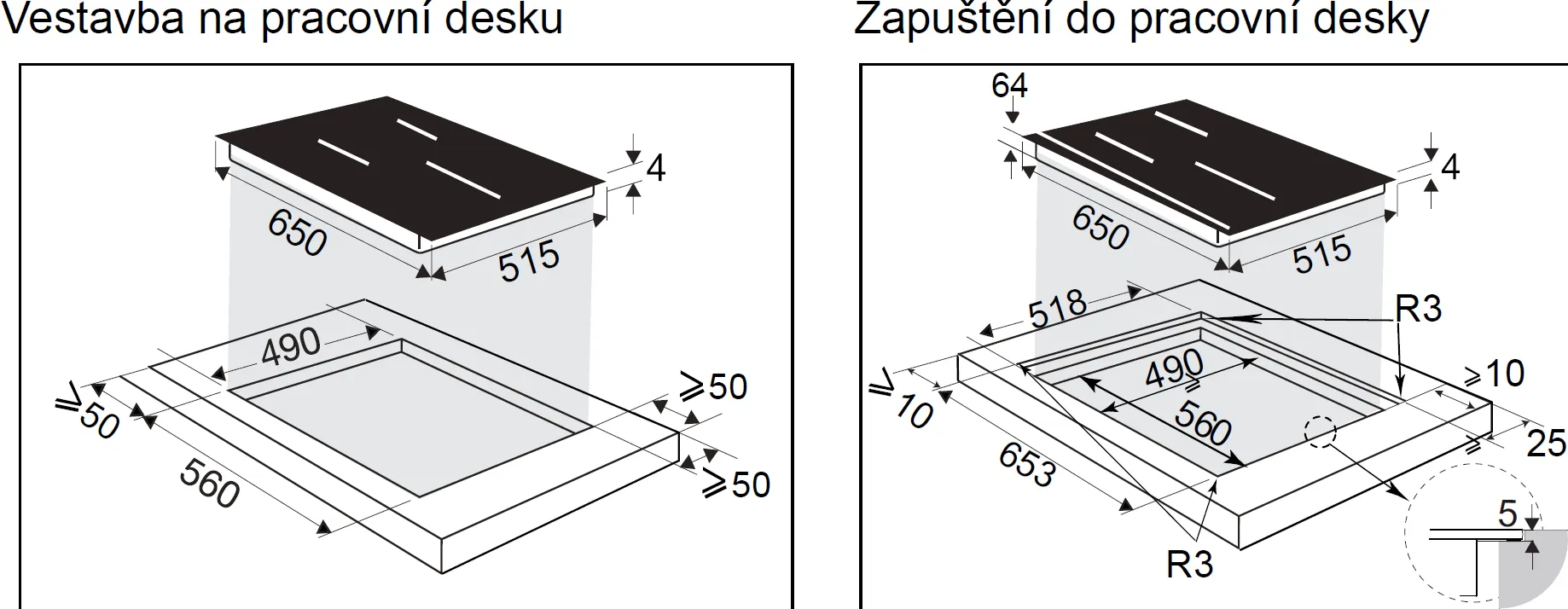 Obrázek DESKA INDUKČNÍ DPI5652AB