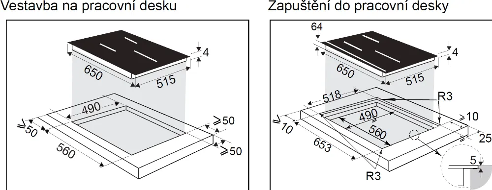 Obrázek DESKA INDUKČNÍ DPI5652AB