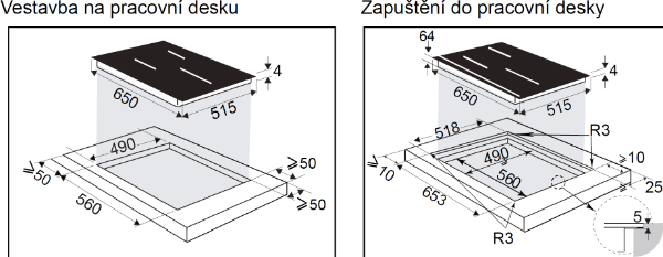 Obrázek DESKA INDUKČNÍ DPI5652AB