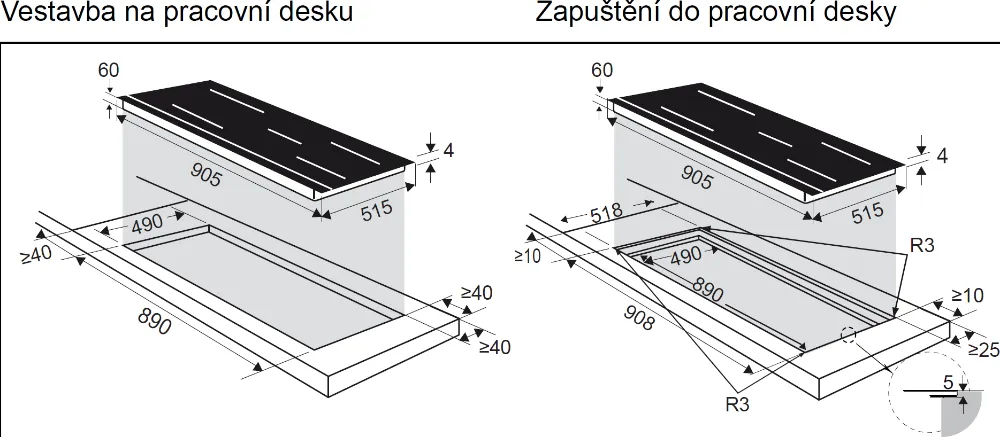 Obrázek DESKA INDUKČNÍ DPI595ABT