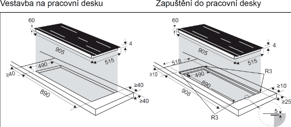 Obrázek DESKA INDUKČNÍ DPI595ABT