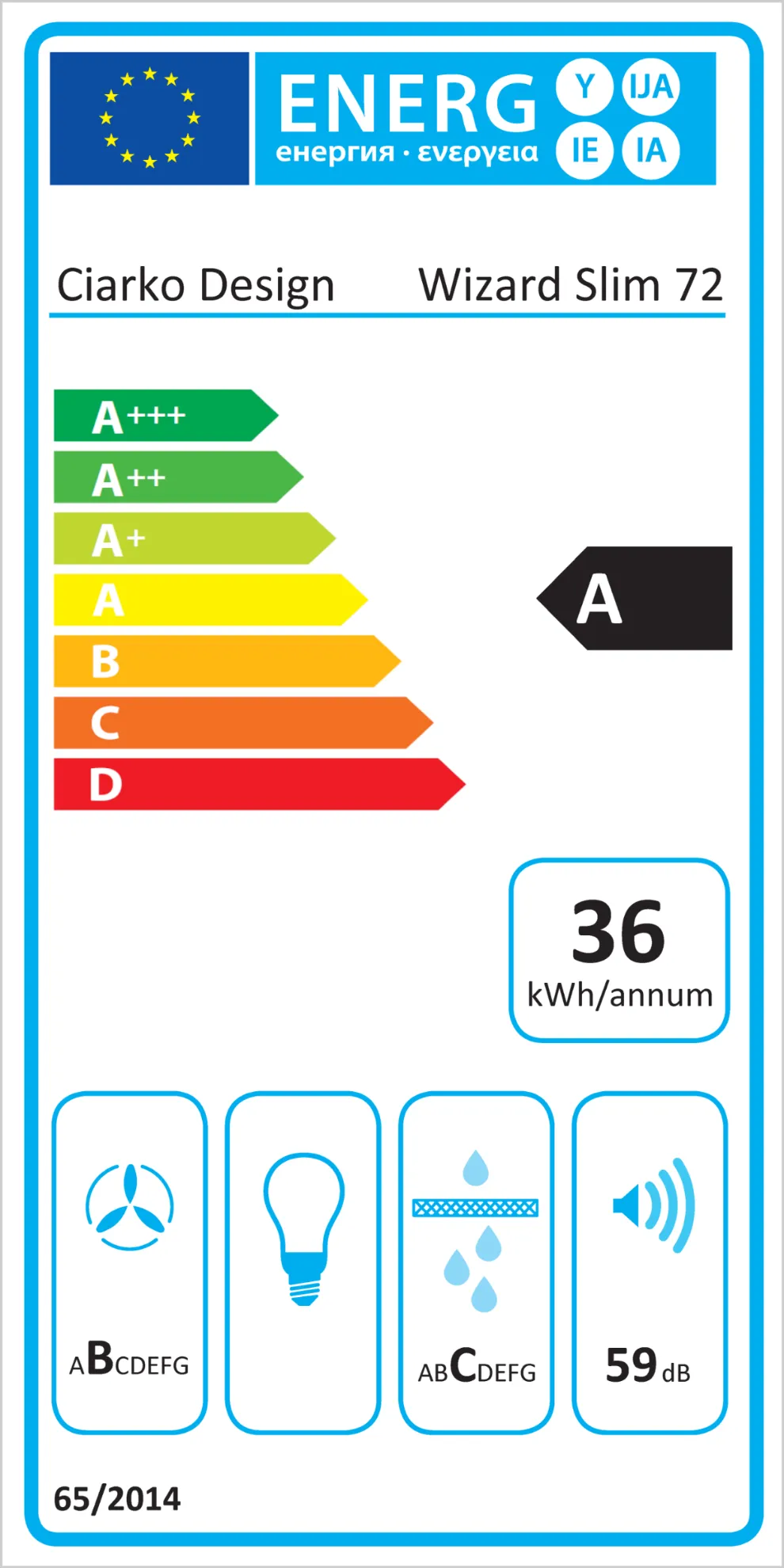 Obrázek INDUKČNÍ DESKA S INTEGROVANÝM ODSAVAČEM WIZARD SLIM 72 CDB7201C