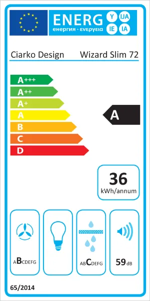 Obrázek INDUKČNÍ DESKA S INTEGROVANÝM ODSAVAČEM WIZARD SLIM 72 CDB7201C
