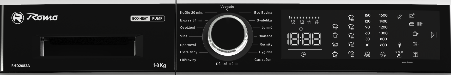 Obrázek SUŠIČKA S TEPELNÝM ČERPADLEM RHD2082A