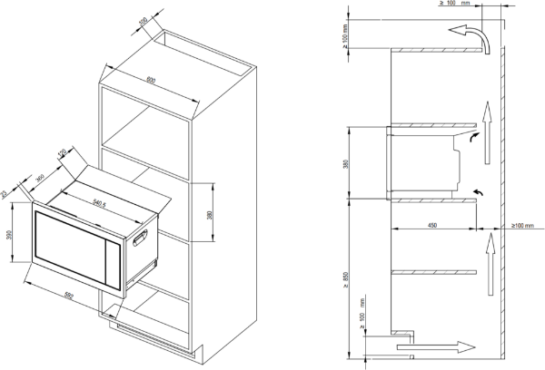 Obrázek MIKROVLNNÁ TROUBA DME4310W