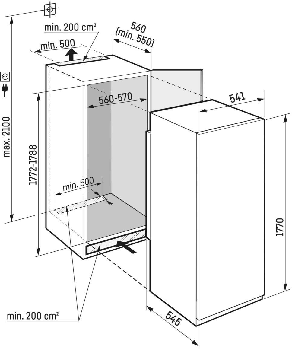 Obrázek VESTAVNÁ CHLADNIČKA IRBSd 5120