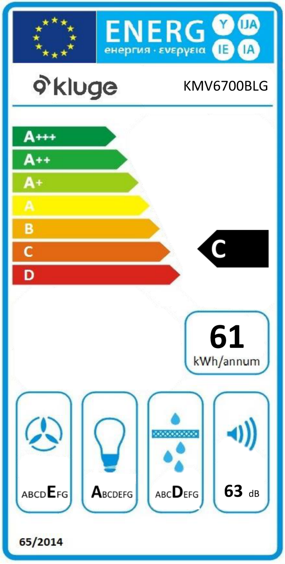 Obrázek ODSAVAČ KMV6700BLG