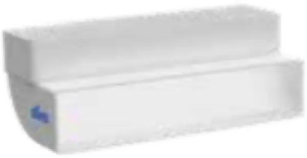 Svislé koleno, kanál plochý slim 220x55 mm, 90°, bílé KVS7544