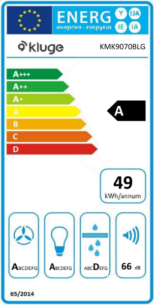 Obrázek ODSAVAČ KOMÍNOVÝ KMK9070BLG