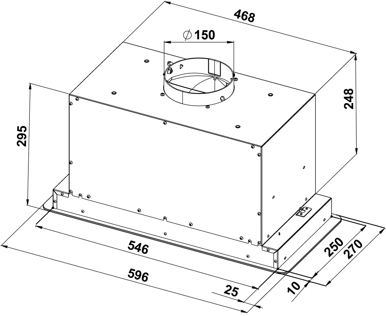 Obrázek ODSAVAČ KMV6060BLG