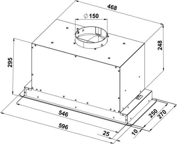 Obrázek ODSAVAČ KMV6060BLG