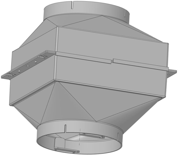 Obrázek Filtrační box 2ks - držák s uhlíkovým filtrem Long Life FW217 UFW100