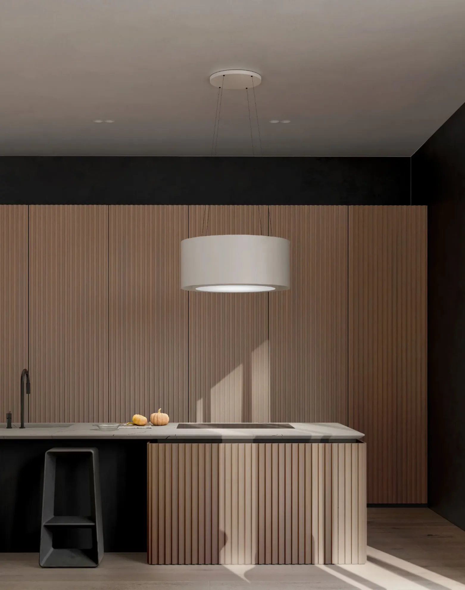 Obrázek ODSAVAČ OSTRŮVKOVÝ PIU LIGHT 80 GOLD CDW8002Z