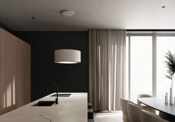 Obrázek ODSAVAČ OSTRŮVKOVÝ PIU LIGHT 80 GOLD CDW8002Z