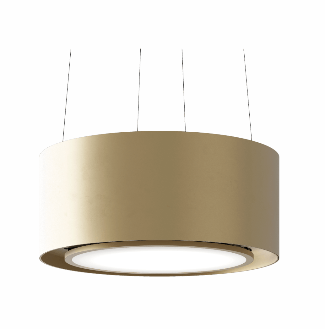 Obrázek ODSAVAČ OSTRŮVKOVÝ PIU LIGHT 80 GOLD CDW8002Z