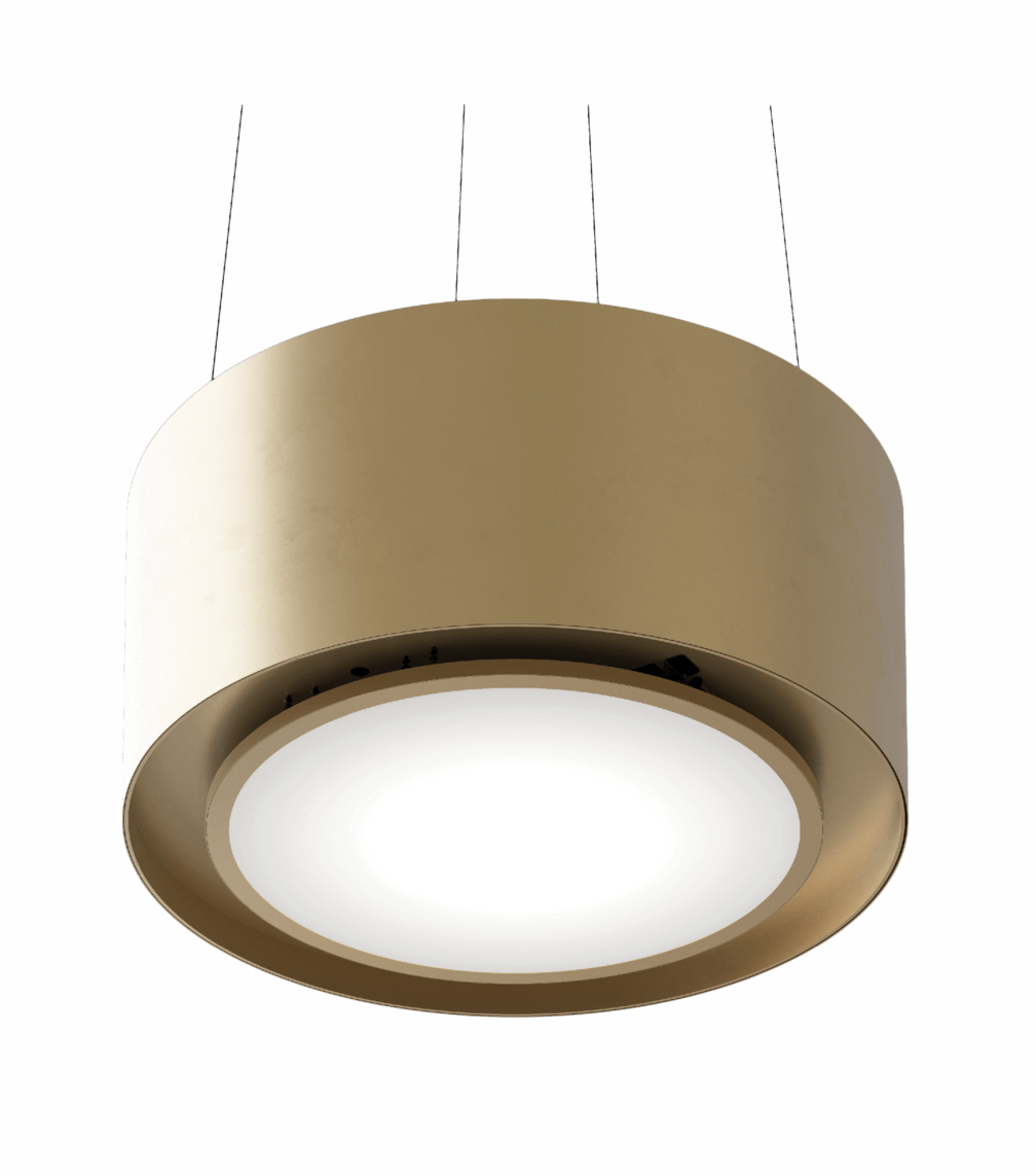 Obrázek ODSAVAČ OSTRŮVKOVÝ PIU LIGHT 80 GOLD CDW8002Z