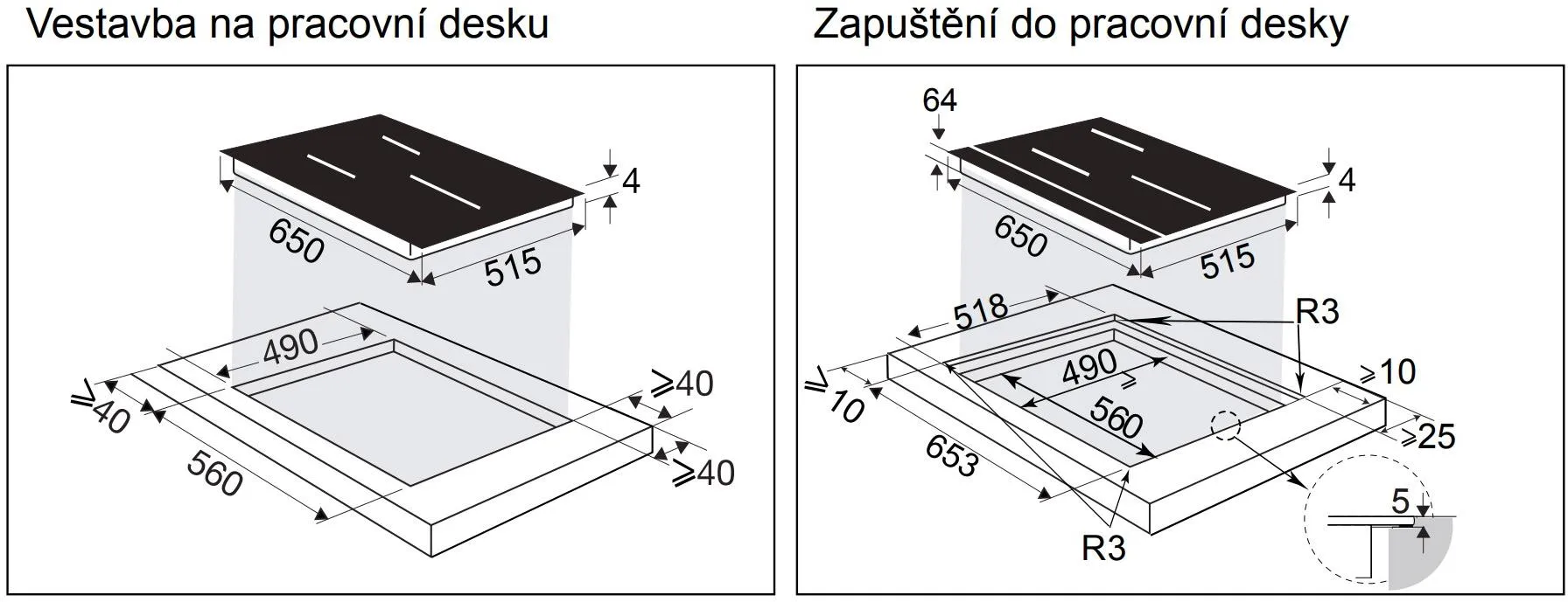 Obrázek DESKA INDUKČNÍ DTI3683BP