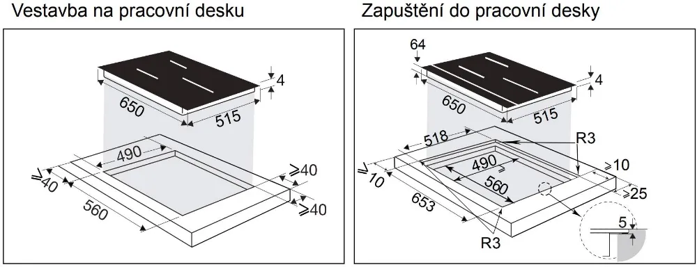 Obrázek DESKA INDUKČNÍ DTI3683BP