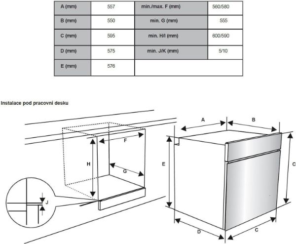 Obrázek TROUBA KTE1021X