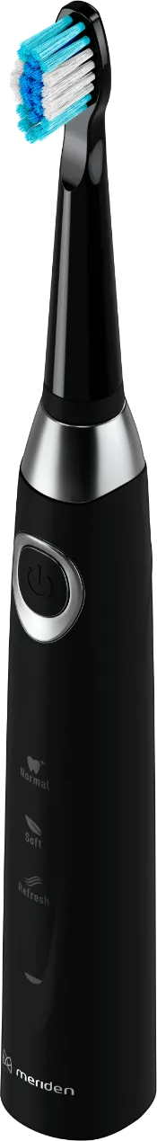 Obrázek Elektrický zubní kartáček Meriden Sonic+ Smart Black (MS349B)
