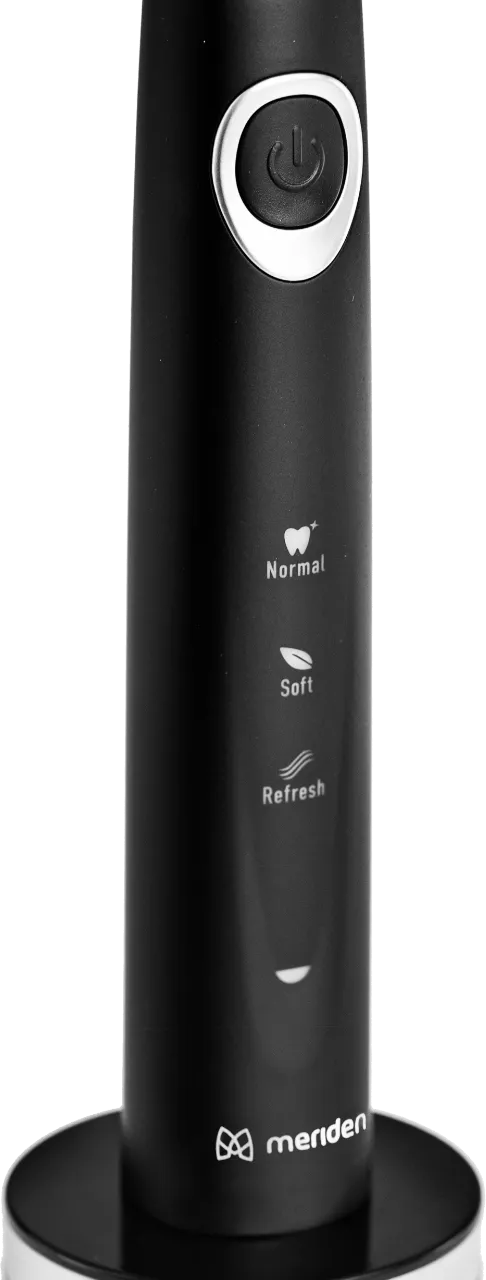 Obrázek Elektrický zubní kartáček Meriden Sonic+ Smart Black (MS349B)