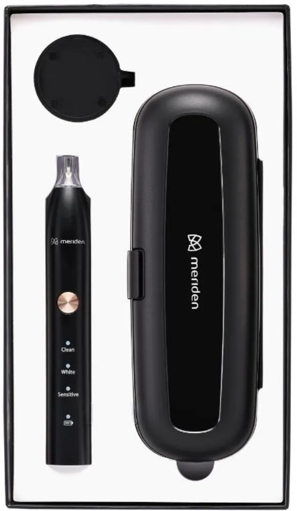 Obrázek Elektrický zubní kartáček Meriden Sonic Family Black (MD-401B)