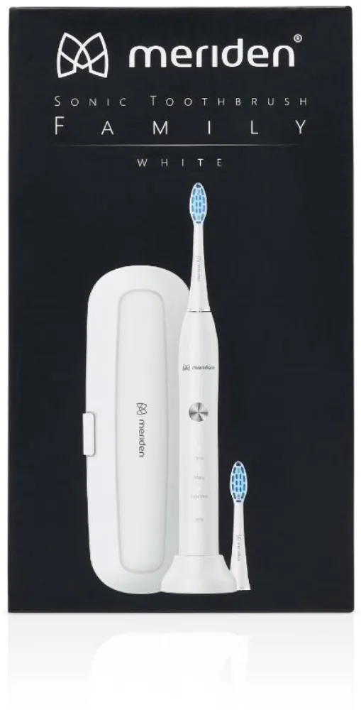 Obrázek Elektrický zubní kartáček Meriden Sonic Family White (MD-400W)